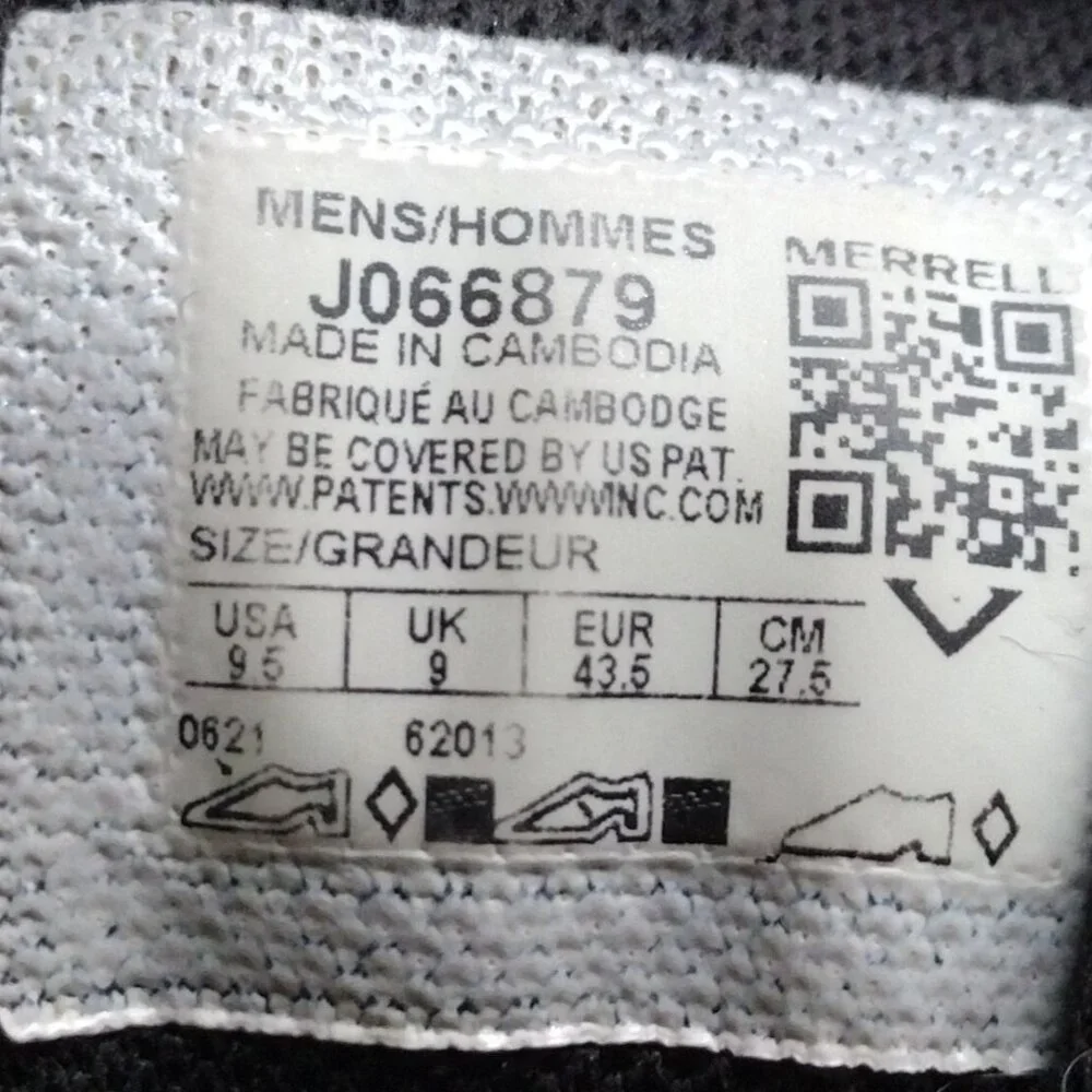 Merrell Waterproof Boots Men's Hiking Boots Size 9.5 - Picture 9 of 9